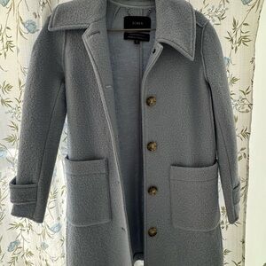 J. Crew Light Blue Wool Coat for Women